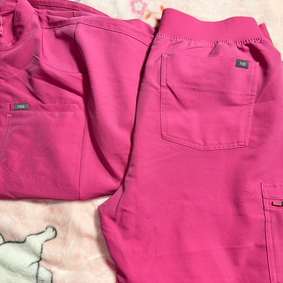 Figs Other - Figs Hot Pink Scrub Set